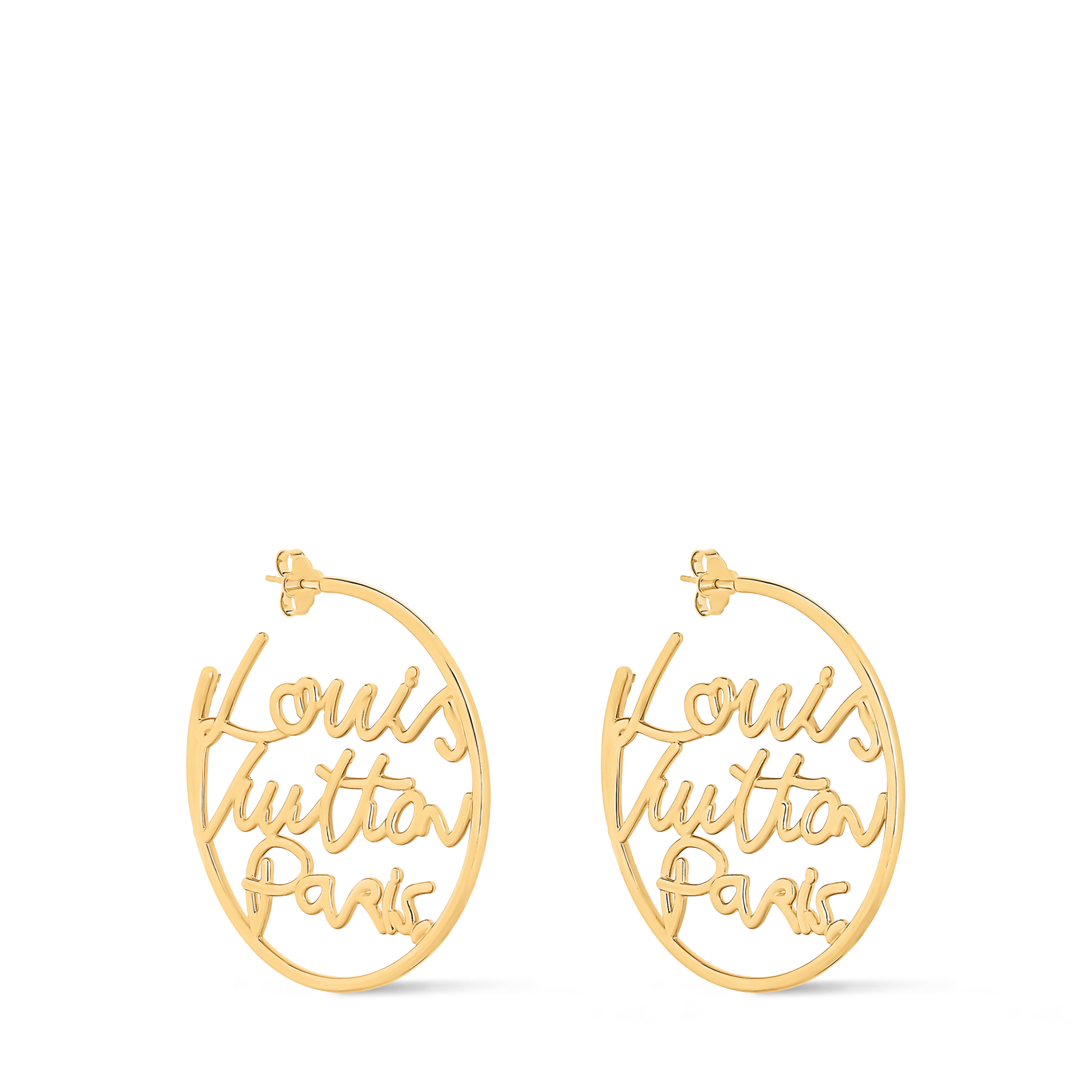 LV Script Earrings S00 - Women - Fashion Jewelry | LOUIS VUITTON ®